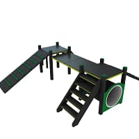 Parcours Agility XL_5 Parcours canin complet pour dressage format XL