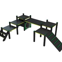 Parcours agility L_3 Parcours agility complet format L pour chien