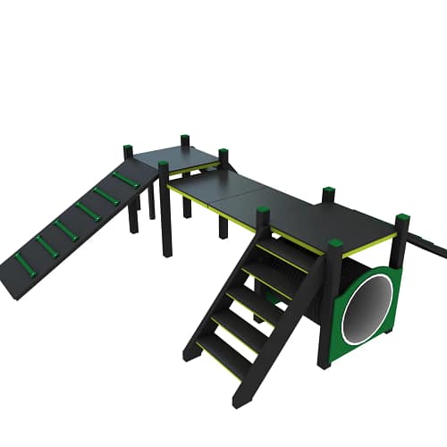 Parcours Agility XL_5 Parcours canin complet pour dressage format XL