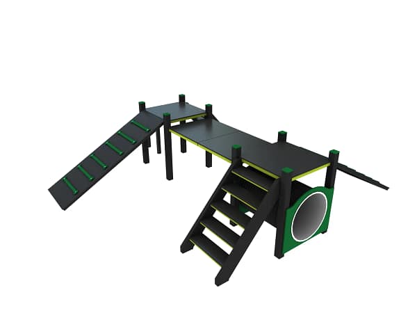 Parcours Agility XL_5 Parcours canin complet pour dressage format XL